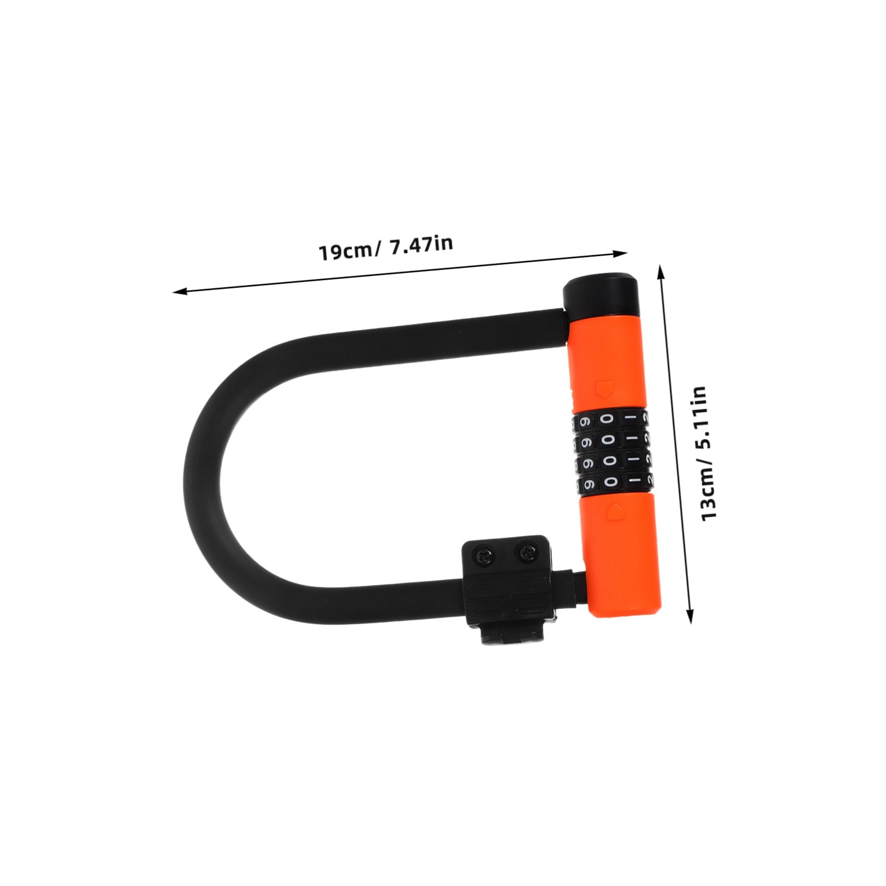 Lucchetto U per Mountain Bike con Combinazione Reset Antifurto Resistente Urti per Biciclette Scooter Elettrici e Sicurezza Versatile per e