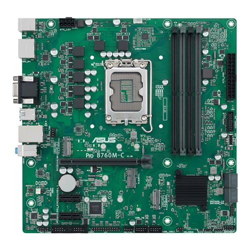 PRO B760M-C CSM Scheda Madre Business Intel B760, LGA 1700, microATX, DDR5, PCIe 4.0, 2 Slot M.2, 2.5Gb Ethernet, 2 DisplayPort, HDMI, VGA, 4 SATA 6 Gbps, USB 3.2 Gen 2 e Gen 1 Type-C - Scheda madre - Immagine 1
