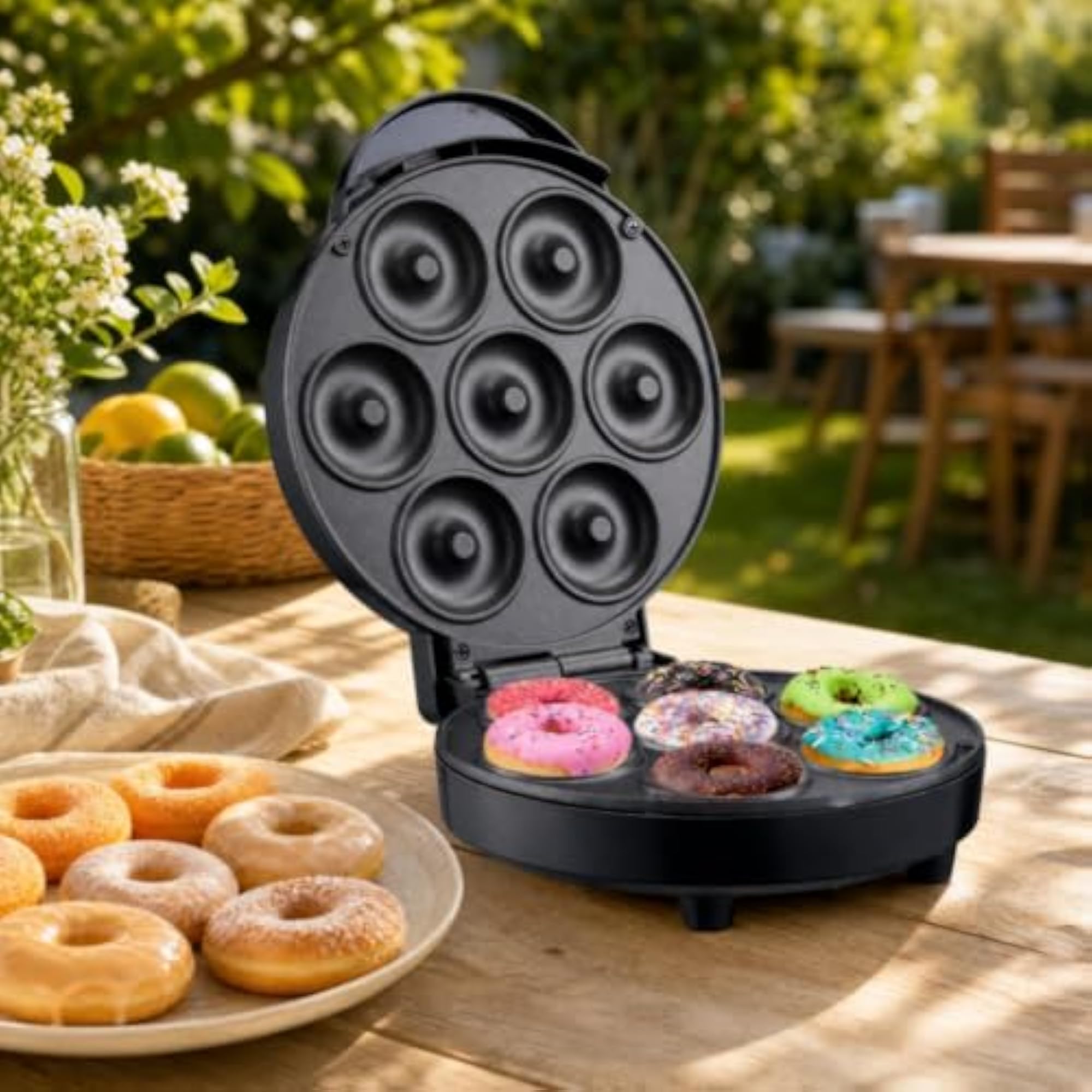 Electric Doughnut Maker, Compact Home Donut Machine