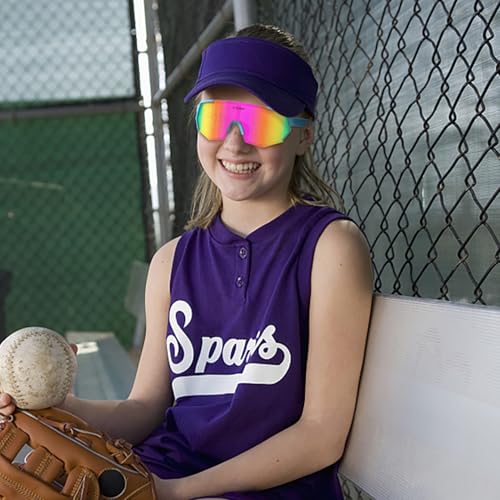 Image of X-TIGER Polarized Youth Baseball Sunglasses UV400 Kids Sunglasses Boys Girls 8-12 Youth for Softball Cycling Sports Glasses