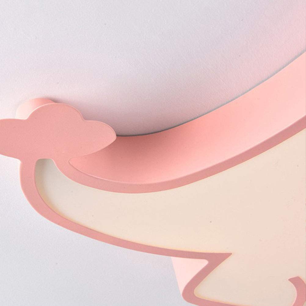 Lámpara de techo LED niños Lámpara de dinosaurio animal de dibujos animados Lámpara de habitación de niños de niña y niño regulable sin escalonamientos control remoto 32W ligero de techo dormitorio