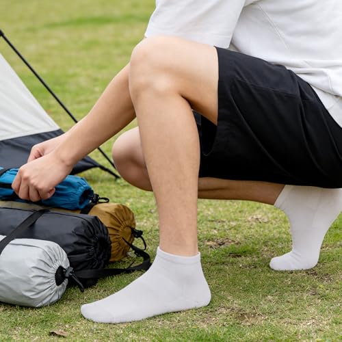 Image of 3 Pairs 90% Merino Wool Ankle Socks, Thin All-Season Casual Soft Breathable for Men Women