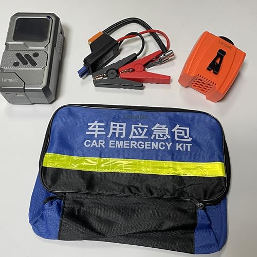 Kit de Emergencia para Auto Lampelc con Cargador y Spotlight miniatura 1