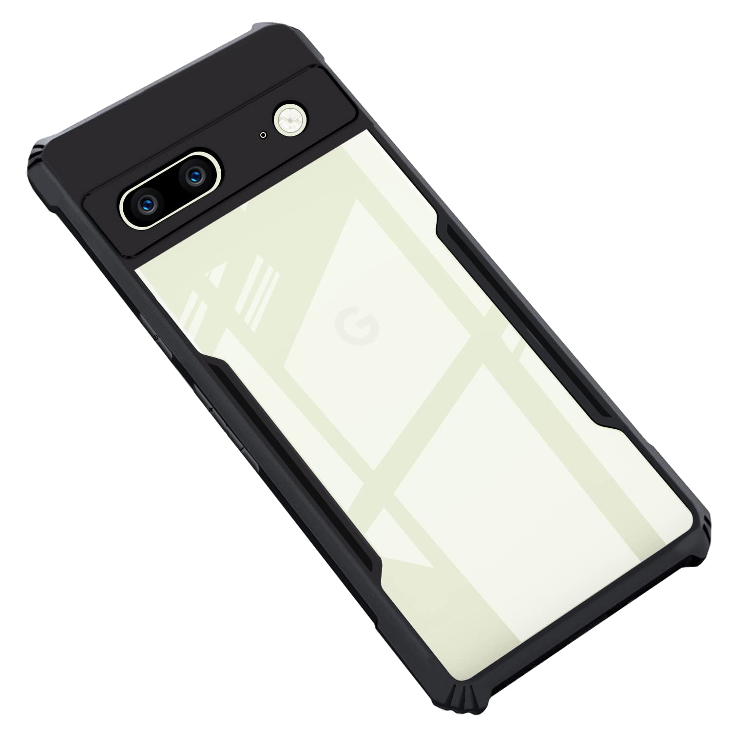 CEDO Google Pixel 7 (5G) Back Case Cover | Camera Protection Shockproof Bumper-Edge | Acrylic Crystal Clear 360 Degree Protection TPU+PC | Transparent Eagle Back Case Cover (Black) (B0BLVPSWCL) Amazon Price History, Amazon Price Tracker