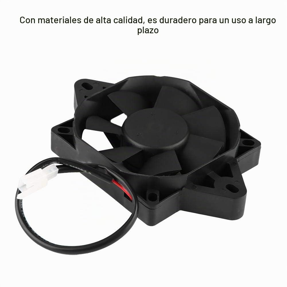 Bewinner Ventilador de refrigeración de coche para motocicletas, ventilador de refrigeración eléctrico, ventilador de repuesto para ATV Go Kart Quad