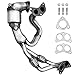 JT Exhaust Catalytic Converter Compatible with 2006-2010 Subaru Forester, 2006-2011 Impreza, 2006-2012 Legacy/Outback, 2006 Saab 9-2X 2.5L H4 (EPA Compliant)(Standard EPA Grade)