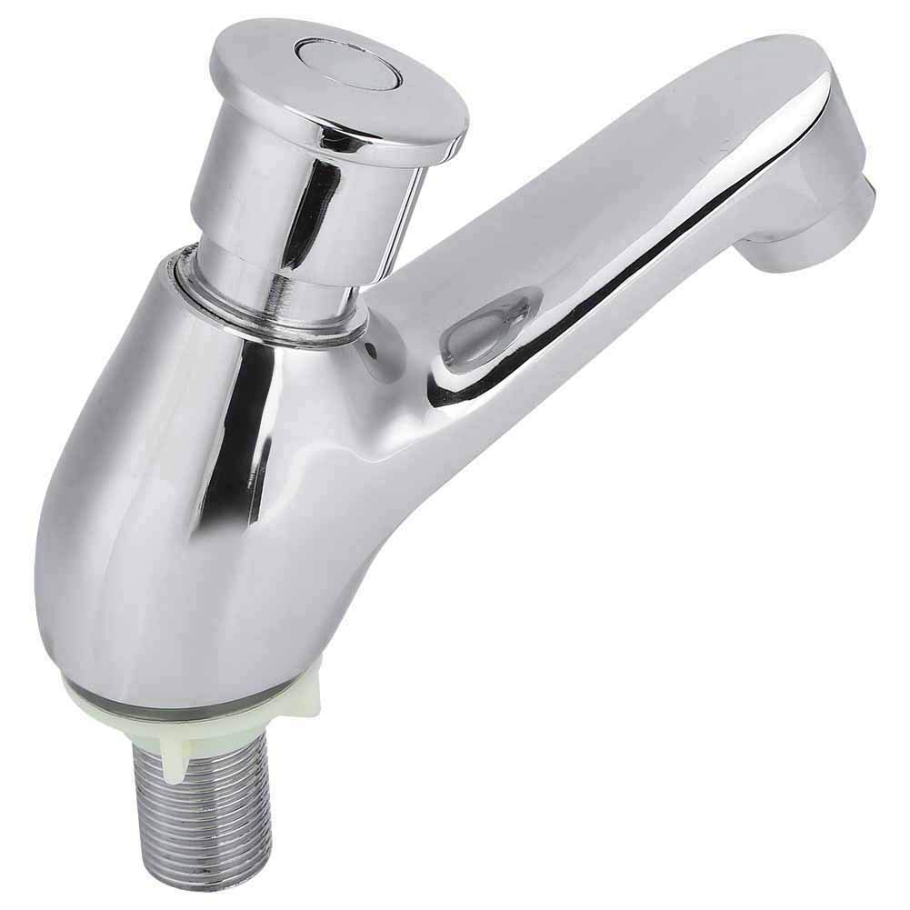 Fdit Grifo de Lavabo de Cobre G1/2, Monomando de Agua Fría, Resistente a la Corrosión con Certificación WaterSense, para Hogar Cocina Baño Lugares Públicos
