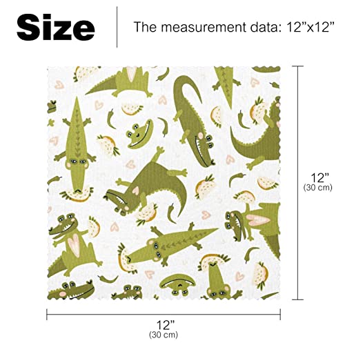 Set de table vert crocodile pour instaurer une ambiance conviviale et chaleureuse - 3