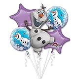 Anagram International 3126901.0 Frozen Olaf Bouquet Balloon (1 Pack), Multicolor