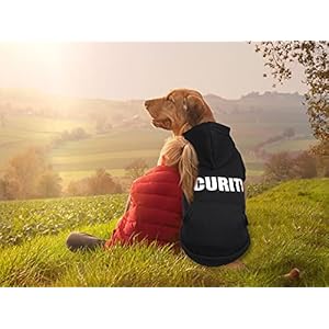 Dog Hoodie Security Dog Sweater Soft Brushed Fleece Dog Clothes Dog Hoodie Sweatshirt with Pocket Dog Sweaters for Large Dogs(XL) Dog Hoodie Security Dog Sweater Soft Brushed Fleece Dog Clothes Dog Hoodie Sweatshirt with Pocket Dog Sweaters for Large DogsXL