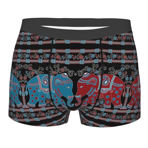 Boxershorts Lila Elefant Männer Boxershorts Atmungsaktiv Herren...