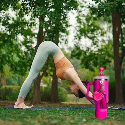 Klasikok Silicone Boots for Stanley 40oz Pink Passion Pink - Image 6