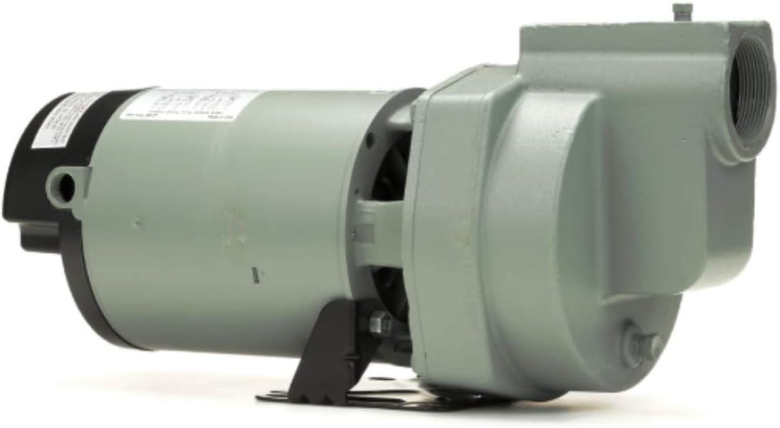 Star Water Systems HSP15P1 1-1/2 HP Self Priming Lawn Sprinkler Irrigation Pump Made with Rugged Cast Iron