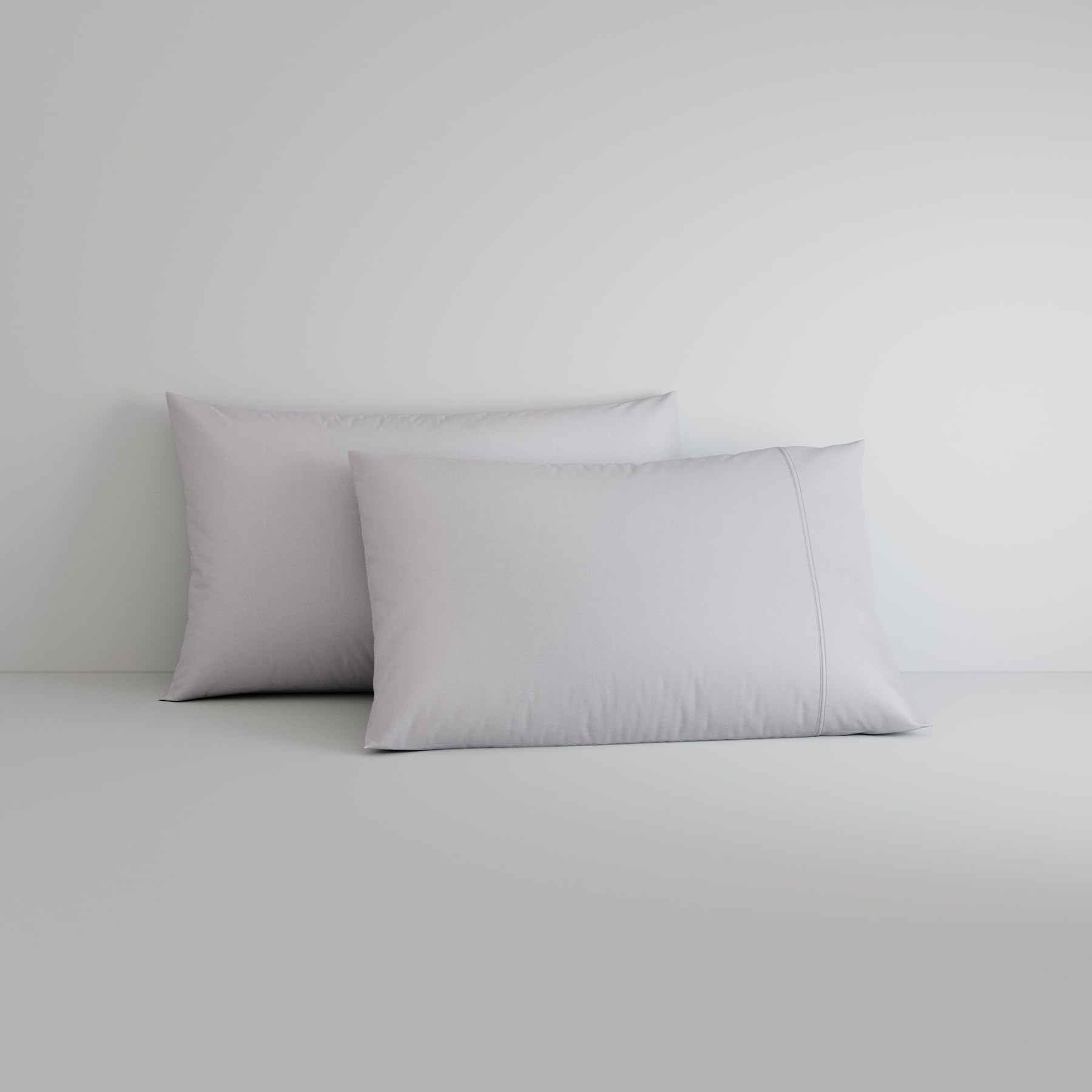 Sheridan Egyptian Cotton Sateen Silver Mist Pillowcase/s Standard - Pair 50 x 75cm (2)