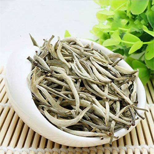 Té blanco con aguja de plata Fuding chino, 100g, té Bai Hao Yin Zhen, té para el cuidado de la salud
