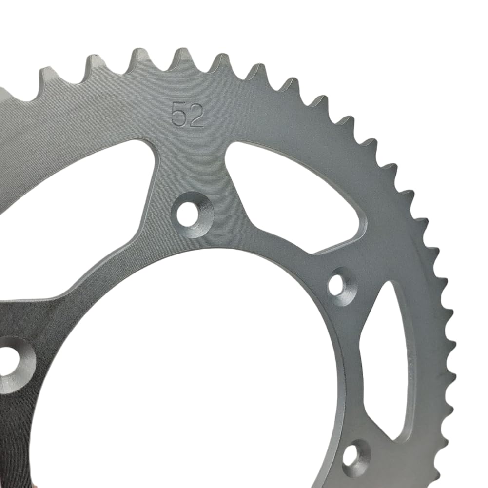 Piñón de cadena trasera de 52 dientes de 125 mm para cadena 520 de 50 cc, 70 cc, 90 cc, 110 cc, 125 cc, 250 cc, Pit Dirt Bike, ATV, quad, motocicleta
