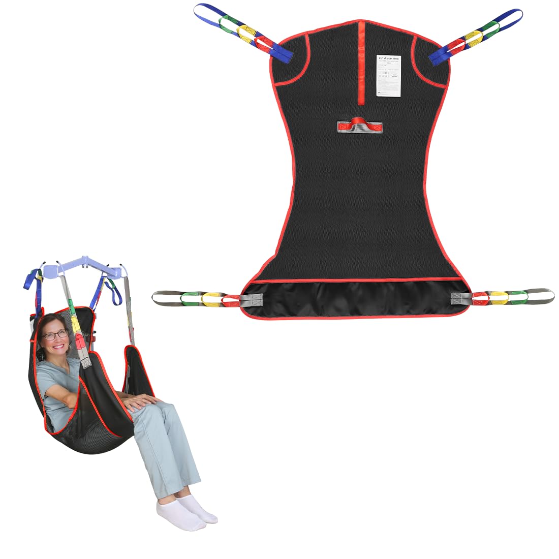 500lbs Mesh Full Body Sling for Lift - Patient Transfer Sling with Wide Pads for Elderly & Disabled,Compatible and Multi-Scene Transfer — Amazon image 16