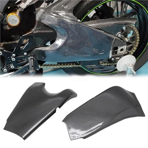 Ailettes de carénage Ninja 636 en ABS noir carbone au style racing