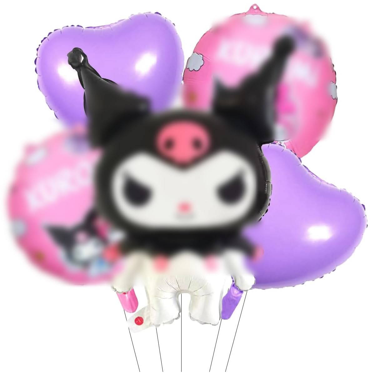 Cartoon Balloons 5 Pieces Cartoon Party Decorations Cartoon Birthday Decorations Foil Balloon Set Cartoon Party Balloons Birthday Party Supplies for Kids Girls Birthday Baby Shower