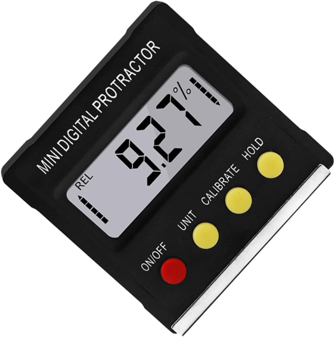 3 pcs Mini Digital Inclinometer Angle Tool with LCD Display Portable Electronic Protractor for Accurate Slope and Angle Measurement for Woodworking and Construction