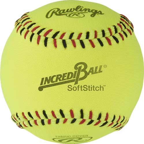 Pelotas Rawlings Incredi-Ball de softstitch para entrenar sin miedo a los impactos