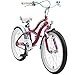 BIKESTAR Bicicletta Bambini 6-7 Anni | Bici Bambino Bambina 20 Pollici Freno a Pattino e Freno a retropedale | 20“ Cruiser Edition Viola