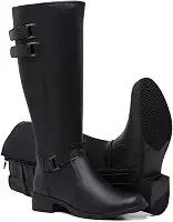 Bota Montaria Feminina Cano Longo Zíper Conforto