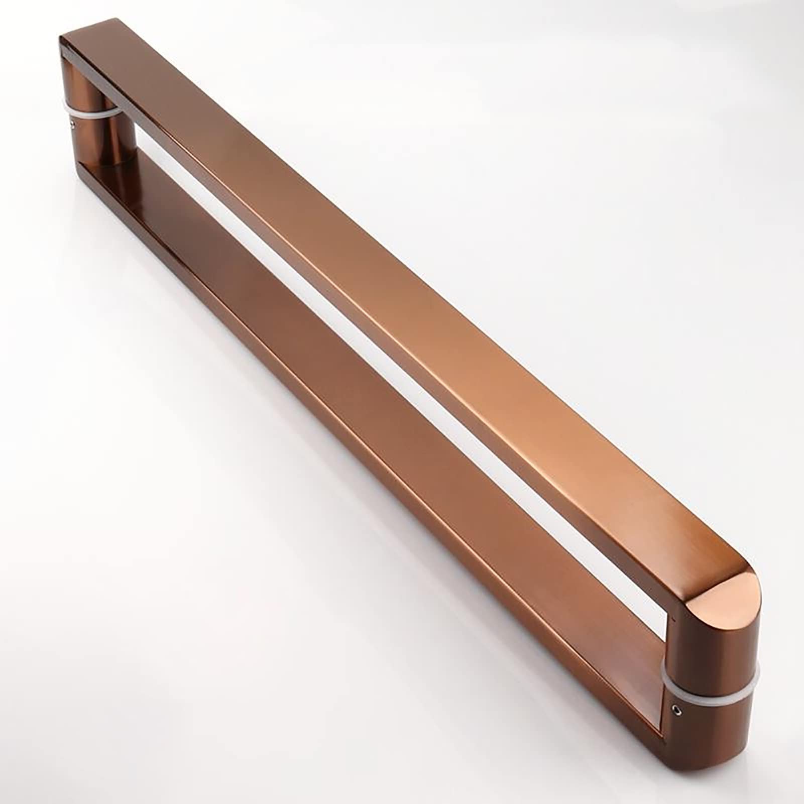 Cwcqgh Rose Gold Pull Push Shower Kitchen Door Pulls Door Pull Modern Push Pull Door Handle,Two Sided Gate Handles For Shower Doors Heavy Duty Door Knob,-54Cm/21Inch