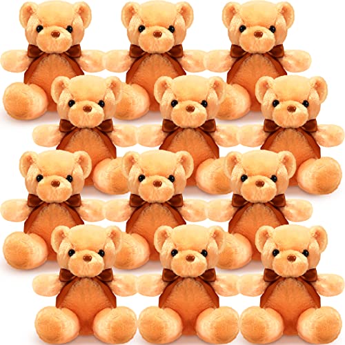 El mejor review de Somos osos peluche del mes. 31 12 Osos Animales de Peluche Suave Osos de Peluche con Lazo de Cinta para el Cumpleaños Día de San Valentín Baby Shower Fiesta del Oso (Marrón, 12 Pulgadas)