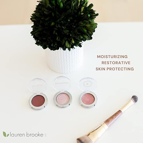 Lauren Brooke Cosmetiques Sombra de ojos en crema  Sombra de ojos orgánica natural, maquillaje de ojos ricamente pigmentado, sombra de ojos en crema