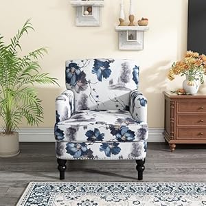 Christopher knight home boaz fabric club chair floral print  urban country home decor