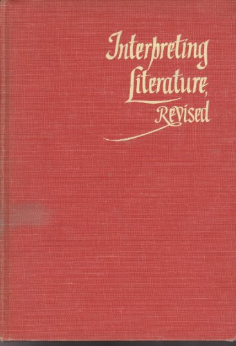 Interpreting Literature B001B7ALY6 Book Cover