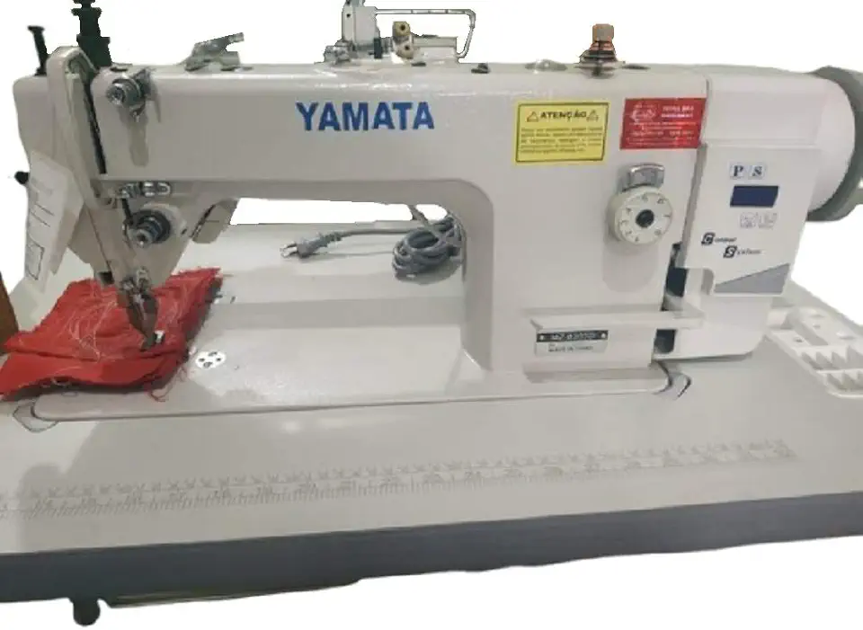 Yamata Máquina de Costura Industrial Reta Transporte Duplo Direct Drive GC-5318-DD