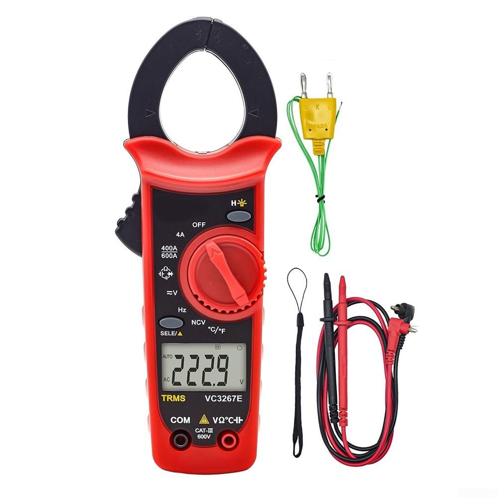 Multimetro a pinza 600 V AC/DC misuratore NCV
