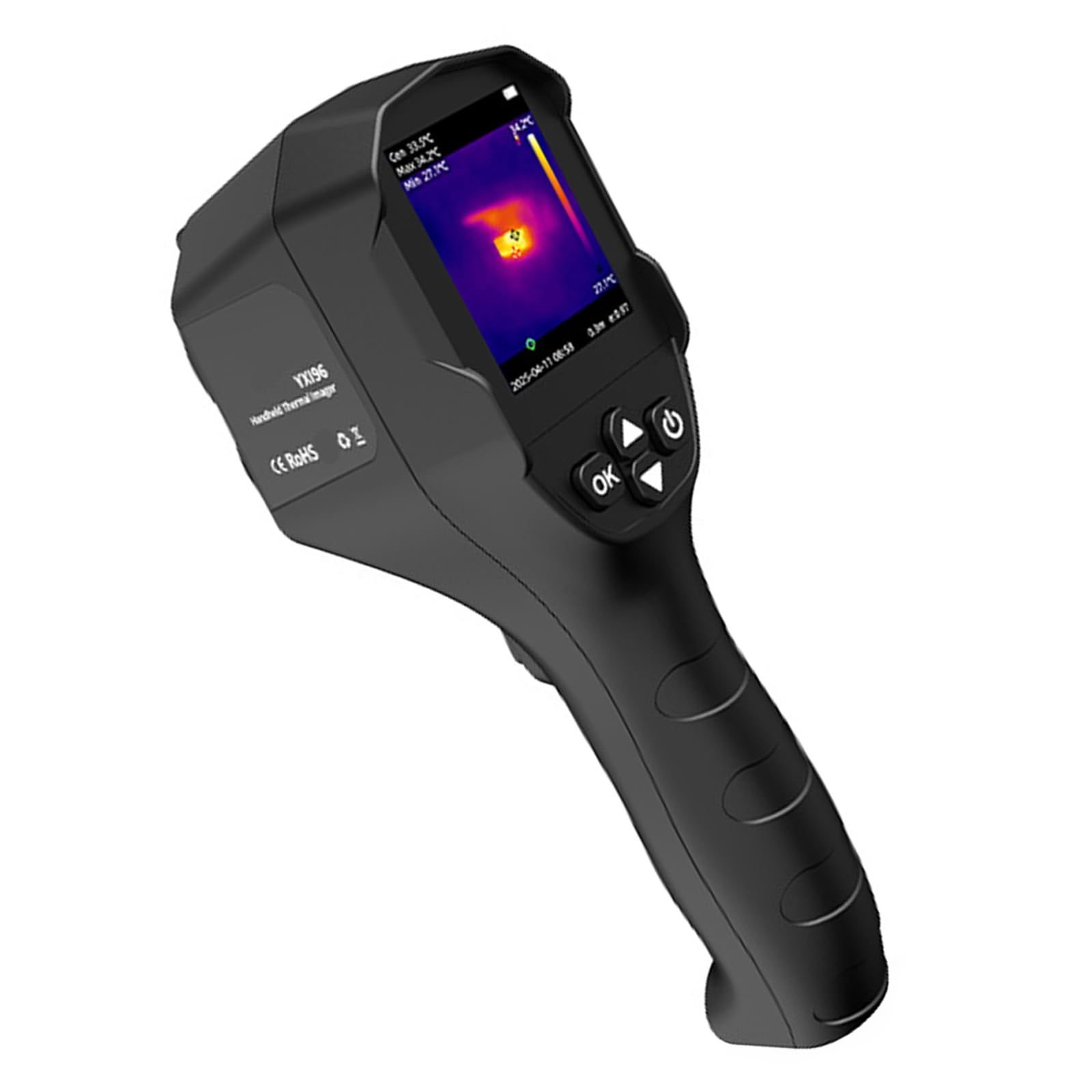 Caméra thermique Type-C avec lampe de poche de -20°C à 500°C