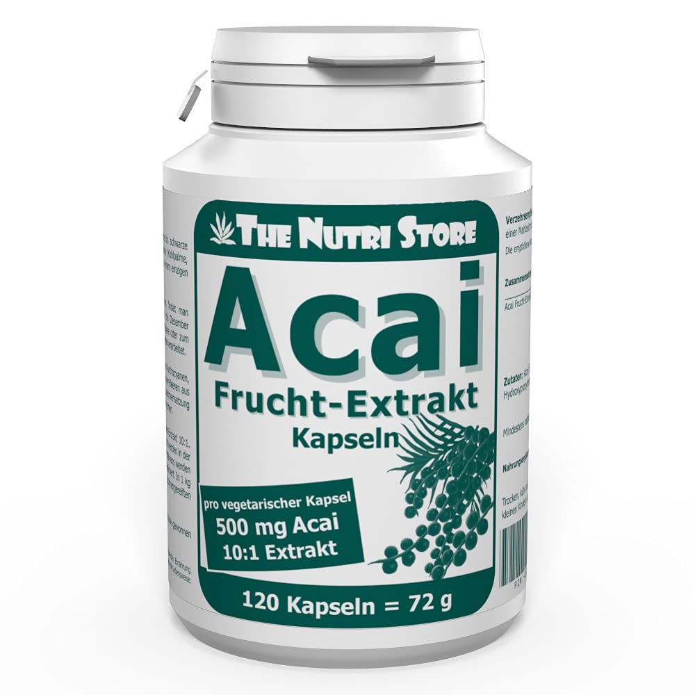 Acai Frucht-Extrakt 500 mg vegetarische Kapseln 120 Stk.