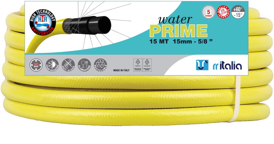Prolunga Per Giardino Solution4Patio 3/4 Pollici X 3 Metri (10 Feet) – Tubo Giallo