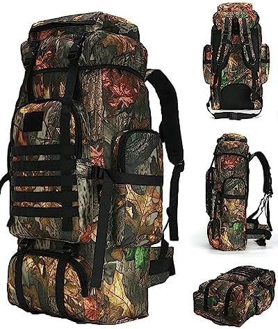 King'sGuard 70L Camping Hiking Backpack Tactical Backpack Militar...