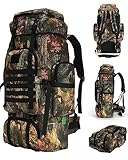 King'sGuard 70L Camping Hiking Backpack Tactical Military Backpack Molle Rucksack for Outdoor