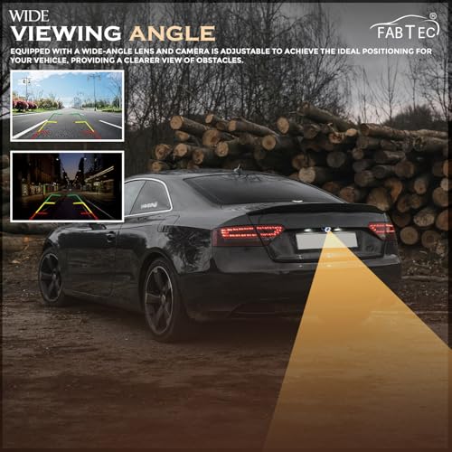Image of Carzex 8 LED Rear View Reverse Parking Camera Bumper Drill Type for All Cars