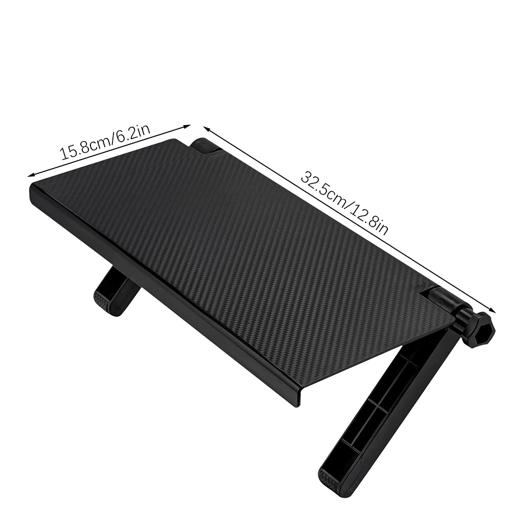 Étagère Supérieure TV Réglable, Support Mural pour Téléviseur, Moniteur, Console de Jeu, Routeur