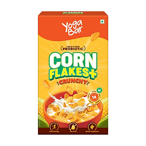 Image of Yogabar Cornflakes Original Healthy Crunchy Breakfast cereals with Probiotics 250g