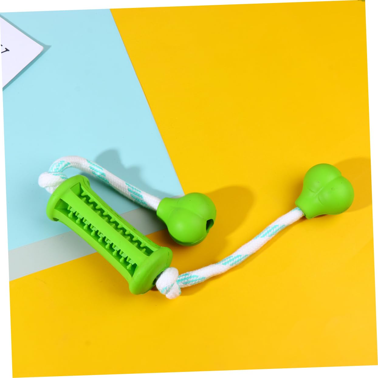 BESPORTBLE 3piezas Juguete Masticable para Perros Cepillo De Caucho Premium para Cuidado Bucal De Mascotas para Cachorros y Perros Pequeños Juguete Divertido y Duradero Verde