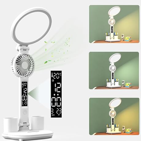 USB Fan Clock: The Perfect Desk Companion for Convenience and Cool Comfort