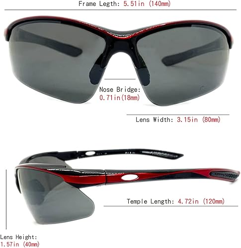 Miniatura 3 de XII WY - Gafas de sol deportivas polarizadas para hombre y mujer, para ciclismo, béisbol, correr, pesca, conducción