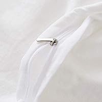 Vista 5 de Juego de funda de edredón de lobo blanco, lobos y parejas, juegos de ropa de cama de animales de safari para niños, niñas, familia de lobos, vida