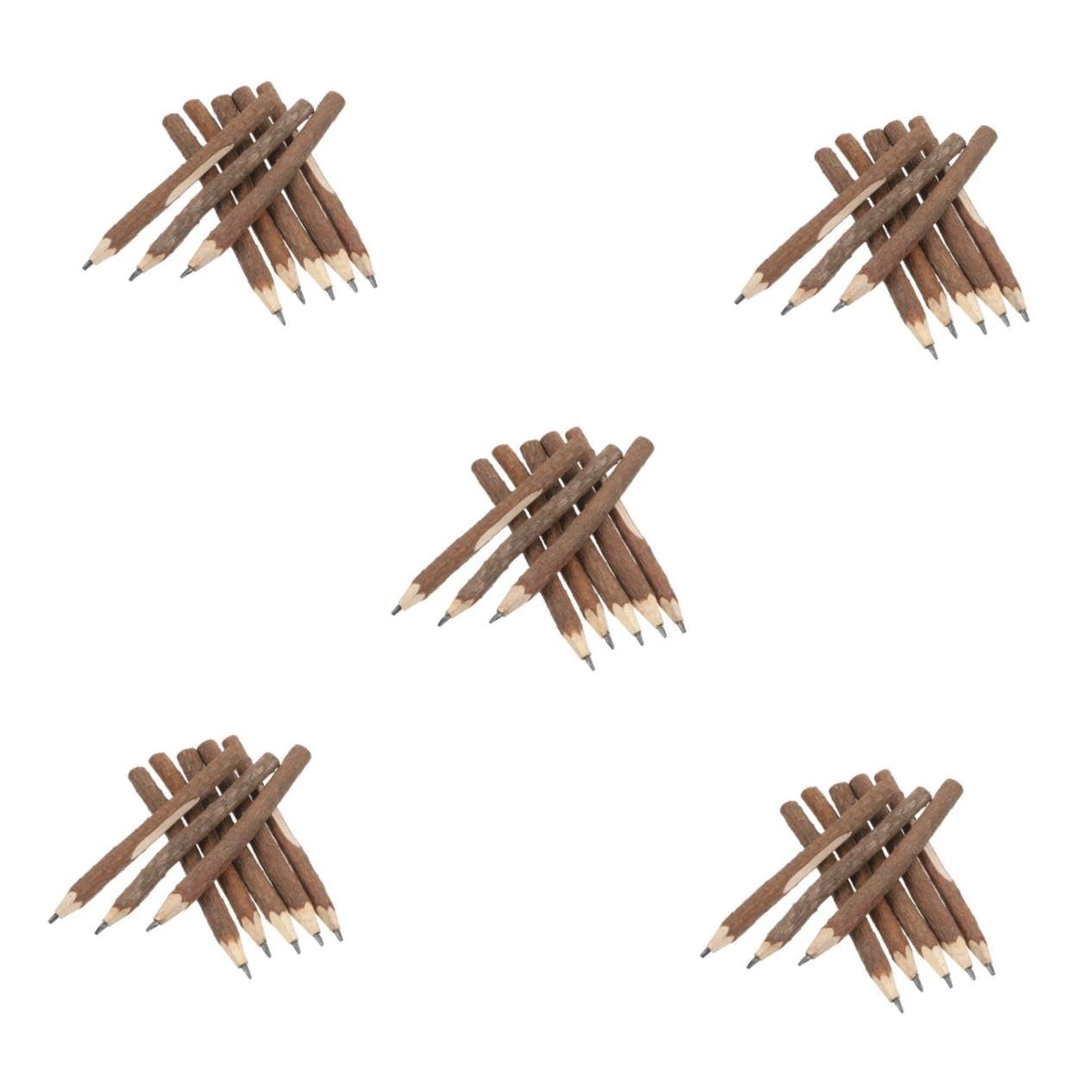 DOITOOL Lápices De Natural Madera Rústica Eco Amigables Para Creatividad Dibujo Escolar 15 Piezas X 5