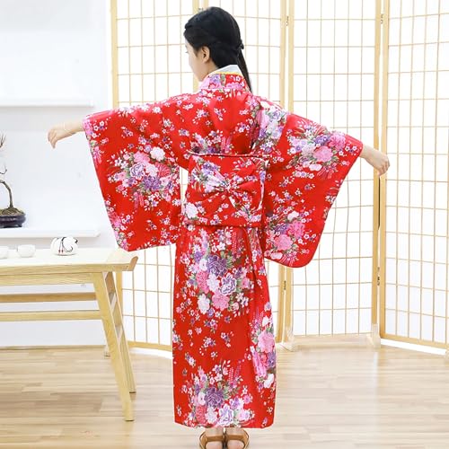 Kimono para niños sin rozaduras disfraz yukata suave infantil 4