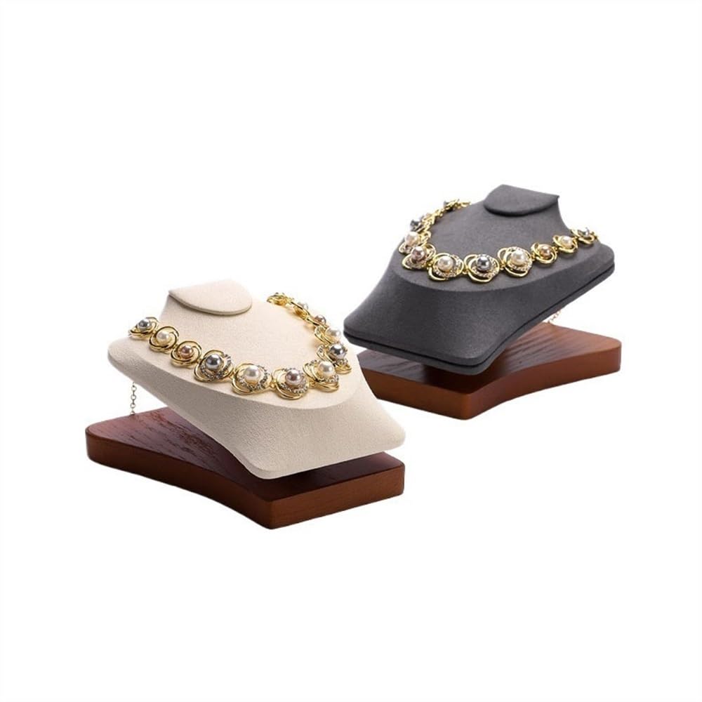 Présentoir à Bijoux, présentoir à Colliers, présentoir à Cou en Bois, présentoir de comptoir, Accessoires de Bijoux, Porte-Bijoux Org
