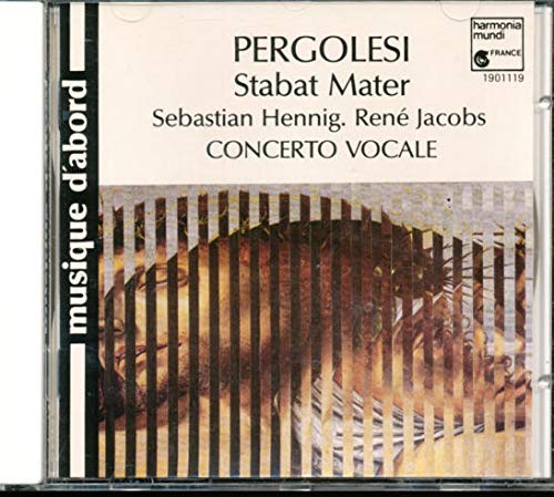 Stabat Mater [Audio CD] Pergolesi, Giovanni Battista